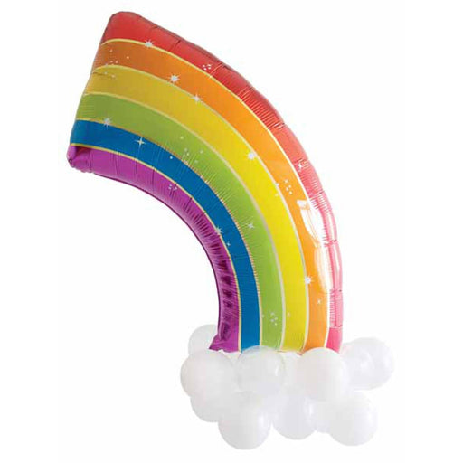 Rainbow Shape Balloons Kit, 45-Inch, Pack Of 10.