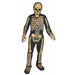 Realistic Skelebones Child Costume (Medium 8-10) (1/Pk)