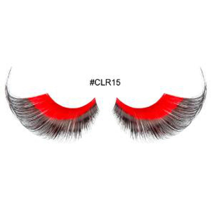 Red And Black Lashes Clr15.