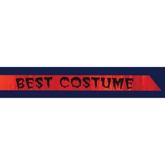 "Red Best Costume Sash"