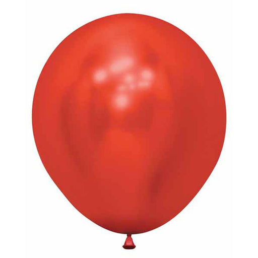 Reflex Crystal Red 18" Latex Balloons - 15 Per Bag