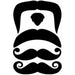 "Regular Classy Stache Temporary Tattoos"