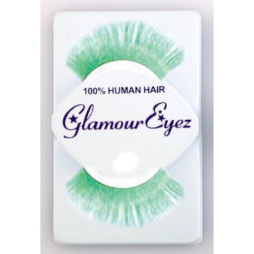 "Regular Green False Eyelashes By Glamour Eyez"