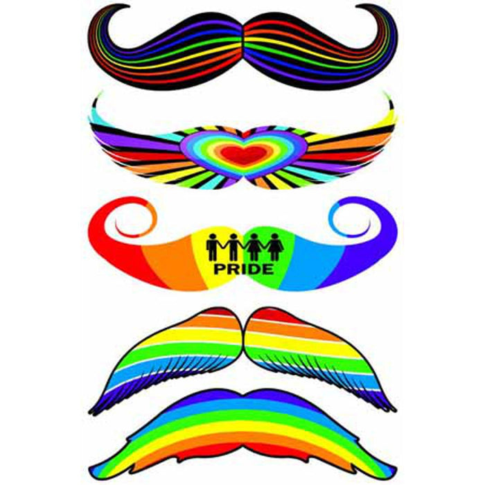 "Regular Pride Stachetats Temporary Tattoo"