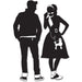 "Retro 50'S Silhouette Cutouts - 2 Pack"