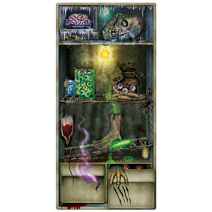 30 x 60 Inch Spooky Halloween Refrigerator Door Cover