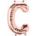 "Rose Gold Letter C - 34 Inches (Packaged)"