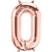 "Rose Gold Letter O - 16 Inch Packaged Decoration (01351)"