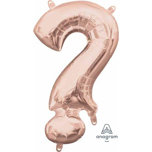 Rose Gold "?" Symbol Decoration - 16" Package (L16 Ci)