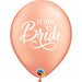 Rose Gold Team Bride Balloons - 50 Pack 11"