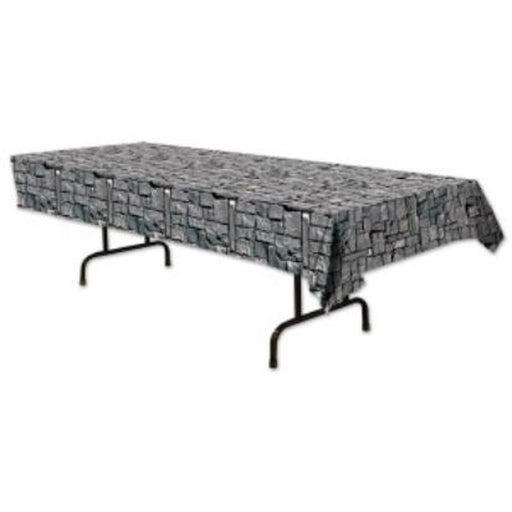 "Rustic Stone Wall Tablecover"