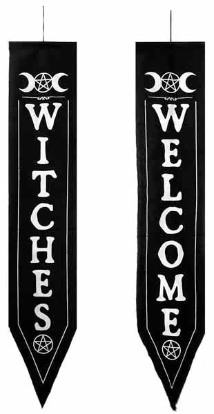 Witches Vertical Halloween Banner Set