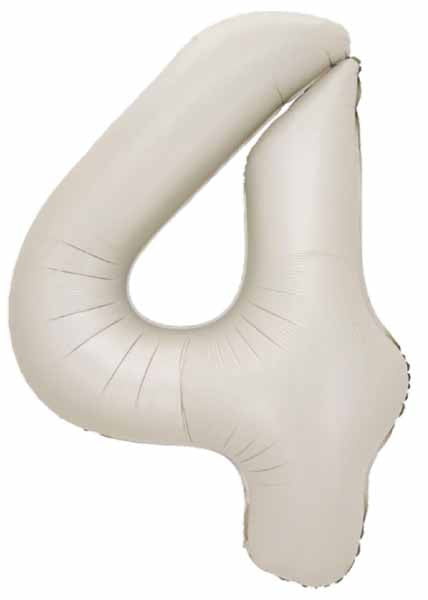 Decochamp 34-Inch Latte Number 4 Balloon