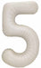 Decochamp 34" Latte Number 5 Balloon