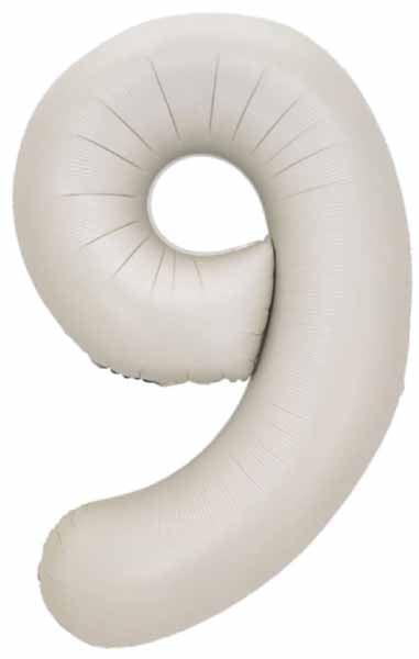 DecoChamp 34 Inch Latte Number 9 Balloon
