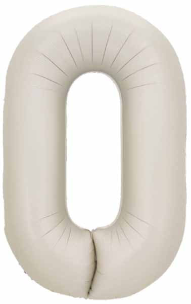 Decochamp 34 Inch Latte Number 0 Balloon