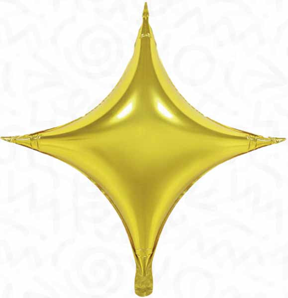 Decochamp Starpoint Gold Foil Balloon, 30 Inch