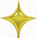 DecoChamp 18-Inch Gold Starpoint Foil Balloons, 5-Pack