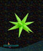 Decochamp Neon Green Starburst Foil Balloon, 26 Inch