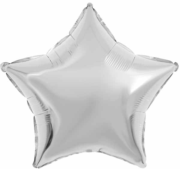 DecoChamp 36" Silver Star Foil Balloon