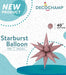 DecoChamp 40-Inch Dusty Rose Starburst Foil Balloon