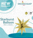 DecoChamp Gold Starburst Foil Balloon, 26 Inch