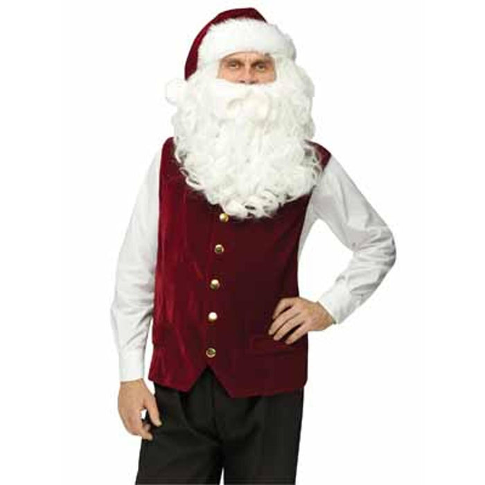 Santa Vest & Hat For 6' 200Lbs.