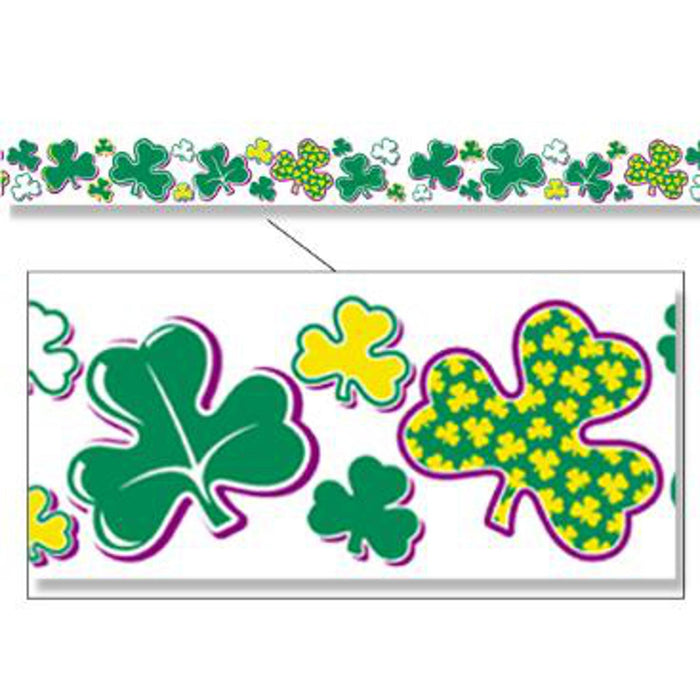 Shamrock Crepe Streamer - 30 Feet Long (1/Pack)