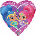 "Shimmer & Shine Heart Balloon Package"