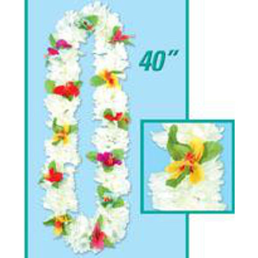 Silk'N Petals Carnation Leis - 40"