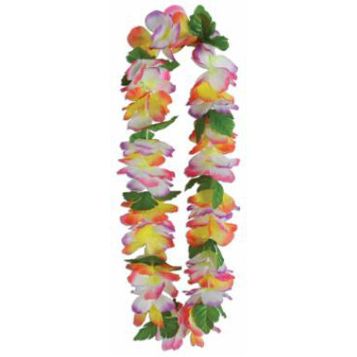 Silk 'N Petals Trop Garden Leis 38" - Vibrant And Realistic Hawaiian Leis.