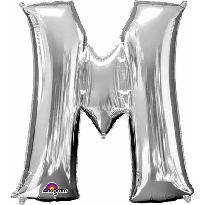 "Silver 16" Letter M Shape Decoration - Personalize Your Event Or Space!"