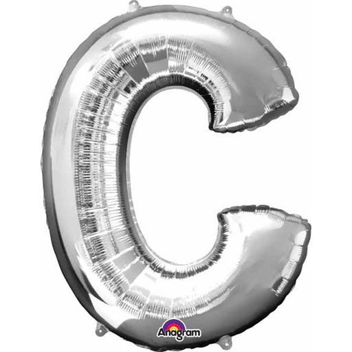 "Silver Letter C 32" Shape L34 Pkg"