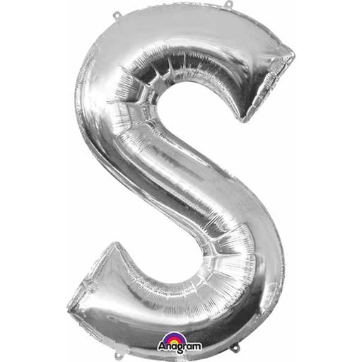 "Silver Letter S Shape - 16 Inches - Perfect For Any Occasion"