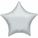 Silver Star 9" Mylar A10 Balloon #W9Ssrsr.