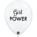 Simply Girl Power Clear Balloons.