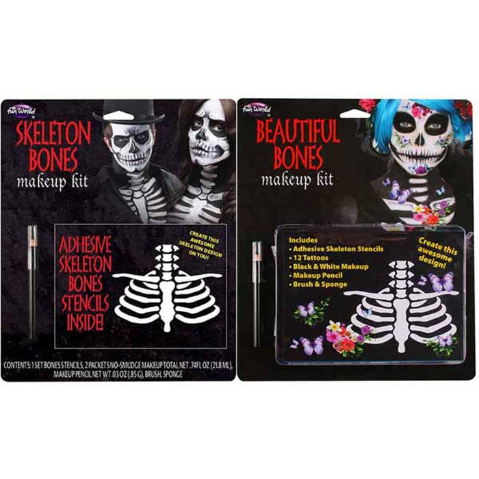 Skeleton Bones Makeup Kit