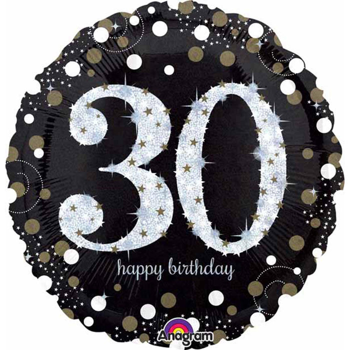 Sparkling 30th Birthday Celebration (10/Pk)