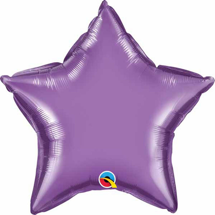 "Sparkling 20" Purple Chrome Mylar Balloons - Package Of 10"