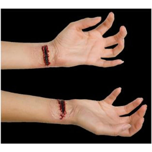 "Spooky Slashed Wrist Pkg For Halloween"