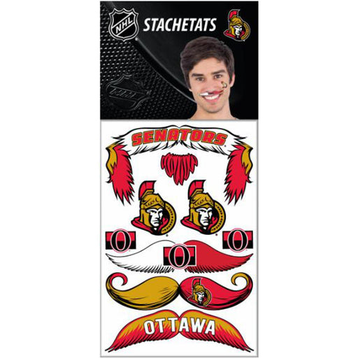 Stachetats Regular Ottawa Senators Temporary Tattoos.