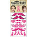 Stachetats Pink Mustache Temporary Tattoo Pack.