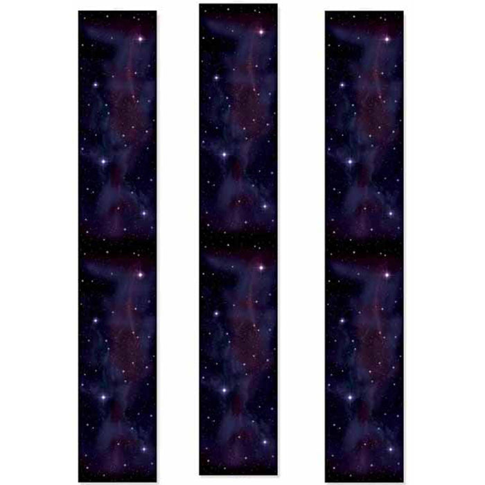 "Starry Night Wall Decals - Set Of 3 Rolls (12" X 6')"