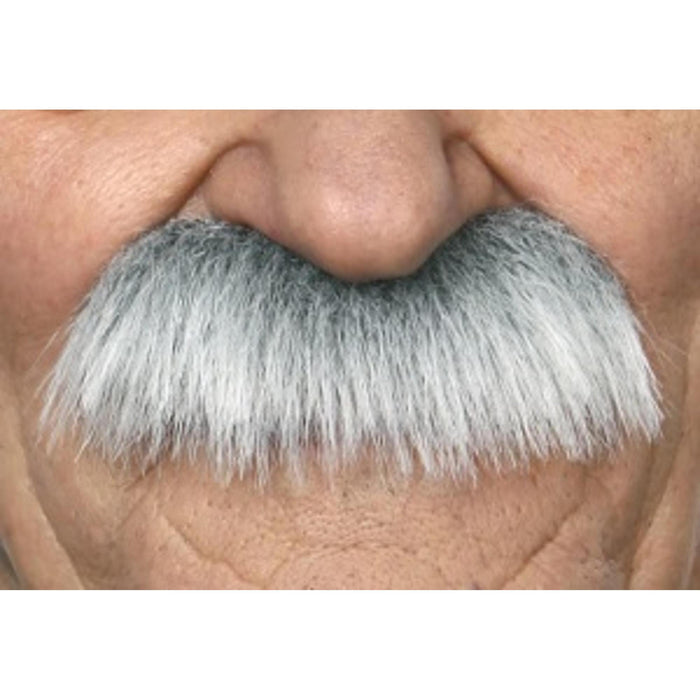 Stylish Moustache - White Grey