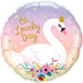 Swan Balloon Decoration - 18" Round Pack