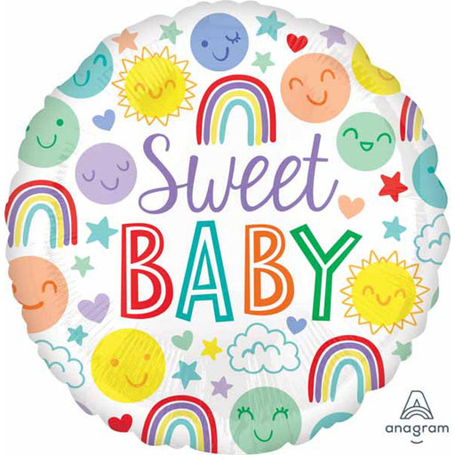 "Sweet Baby Icons - 32 Jumbo Round Icons For Baby-Themed Projects"