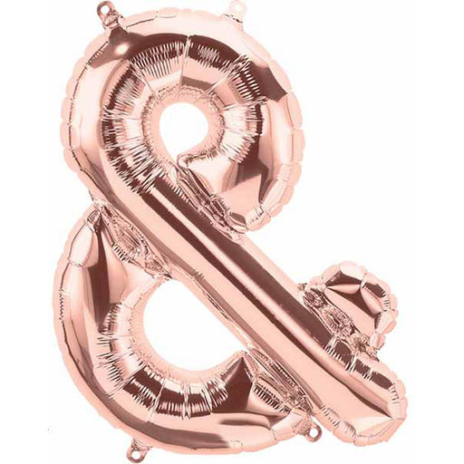 Symbol & Rose Gold Ampersan 16" P 01374.