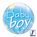 Baby Boy Blue 22-Inch Bubble Balloon