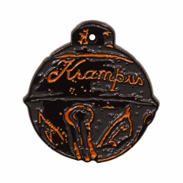 Krampus Bell Ornament Pin