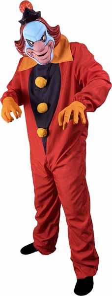 The Ghost Clown Costume & Mask Set